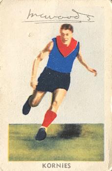 1951 Kornies Footballers in Action #34 Michael Woods Front